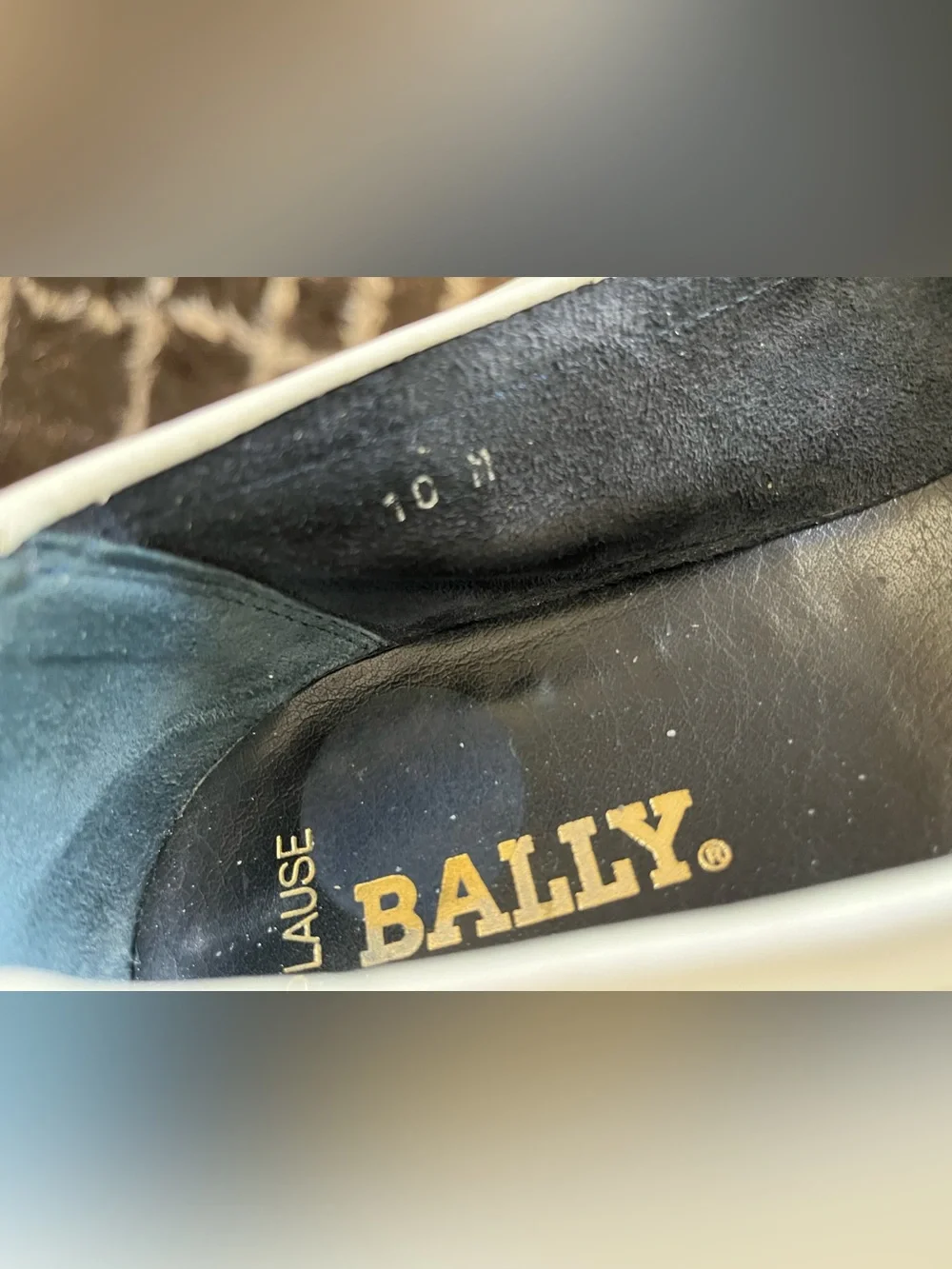 Vintage 1980s Bally Applause Tassel Loafers Black White Spectator Men’s 10 M